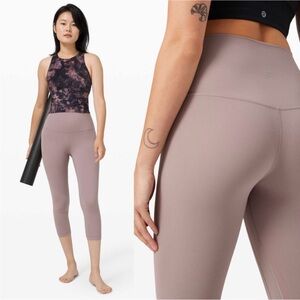 Lululemon Align High Rise Crop 21” Violet Verbena Size 4